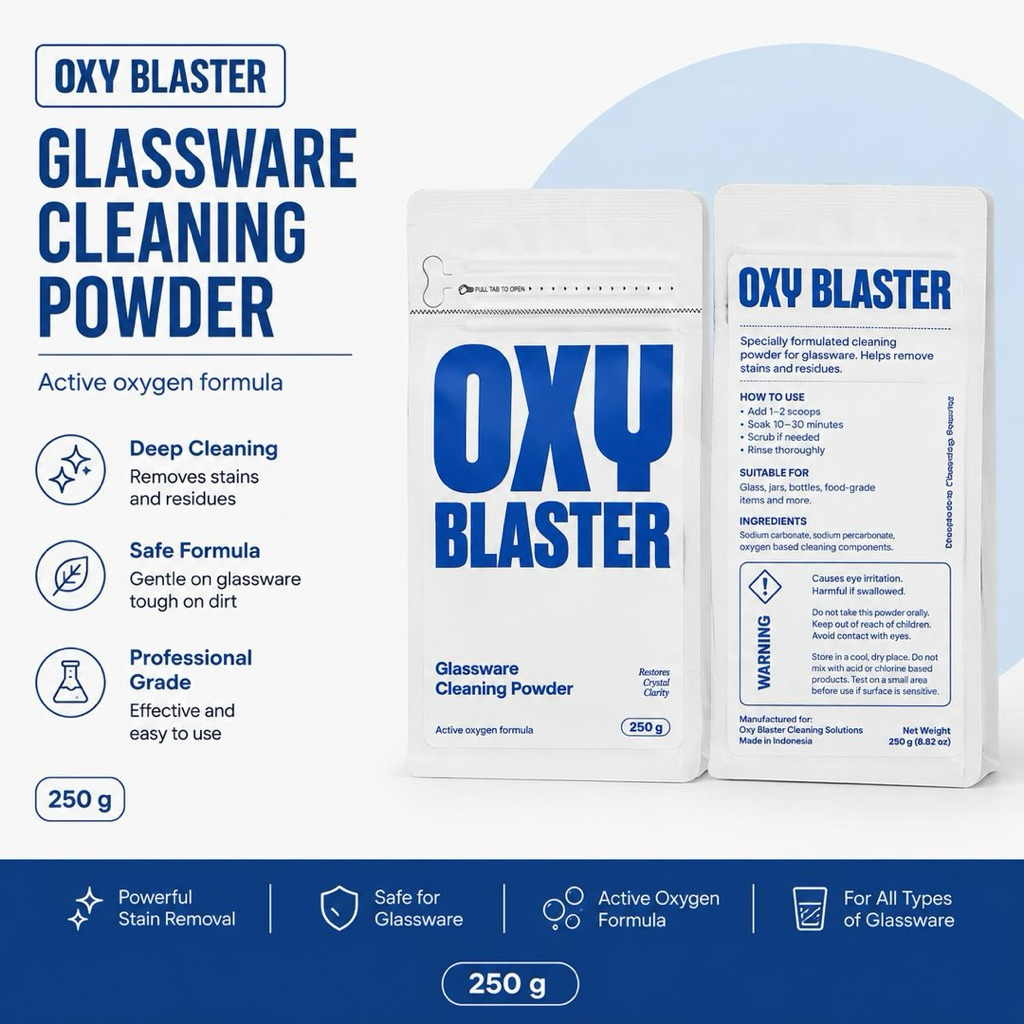 Oxy Blaster Glassware Cleaning Powder