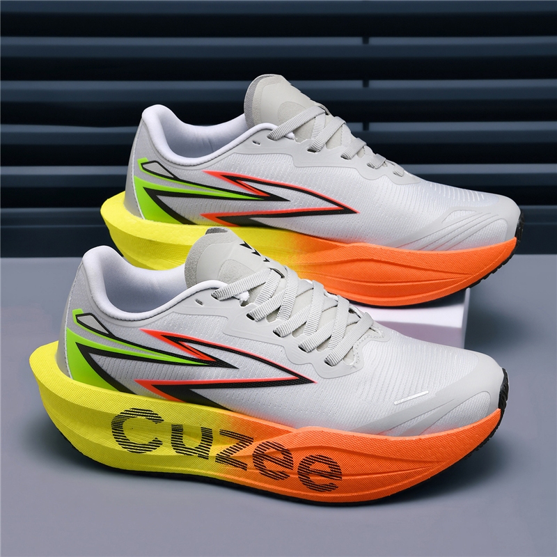 CUZEE รองเท้าวิ่งเทรนนิ่ง ระบายอากาศได้ดี เบาพิเศษ ดูดซับแรงกระแทก ไม่เจ็บเท้า