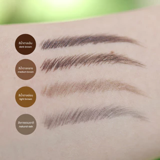 [เซ็ตคิ้ว]ปากกกาเขียนคิ้วหัวปลายคู่ + เจลคิ้วปัดใสแบบละมุน balooami the brow duo