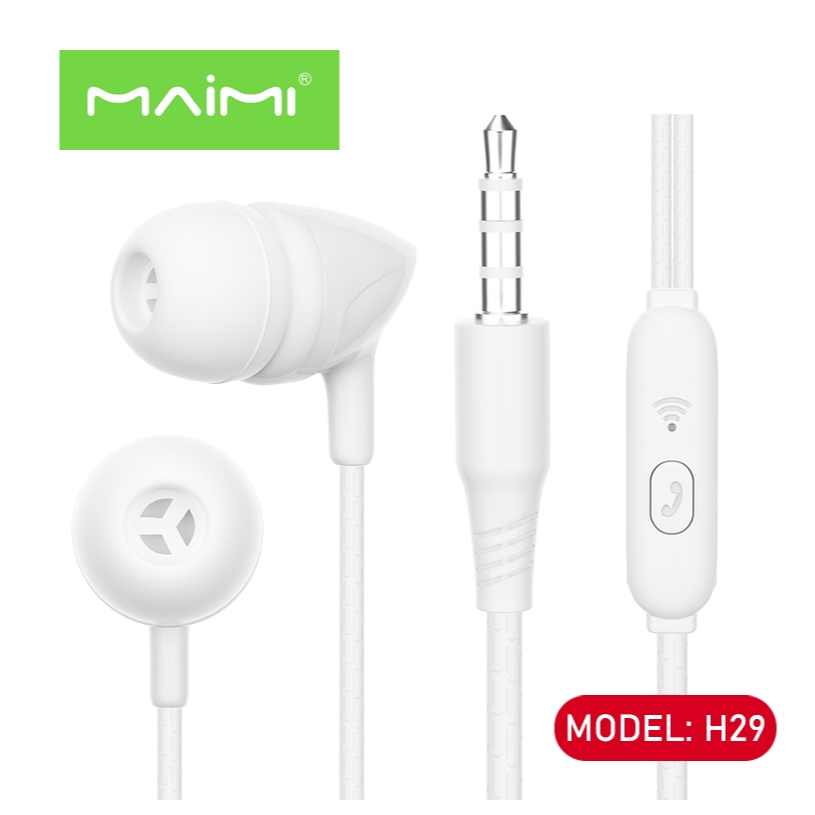 หูฟังมีไมค์ หูฟัง H29 โหมด DJ ร้องเพลง wesing หูฟังมีไมค์ แท้100% เบสหนัก EXTRA Bass stereo earphone