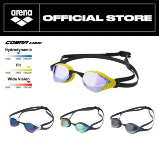 ARENA | Top Racing goggle | Cobra Core Mirror แว่นตาว่ายน้ำแข่งขันระดับท็อป สำหรับนักว่ายน้ำมืออาชีพ | AASVR04