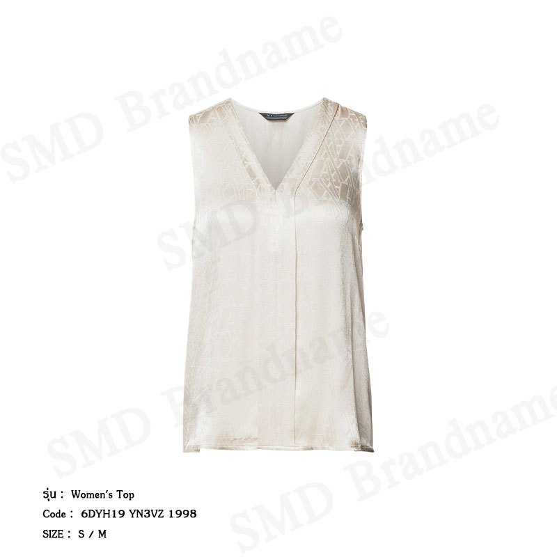 Armani Exchange เสื้อกล้ามแขนกุดผู้หญิง รุ่น Women's Top Code: 6DYH19 YN3VZ 1998