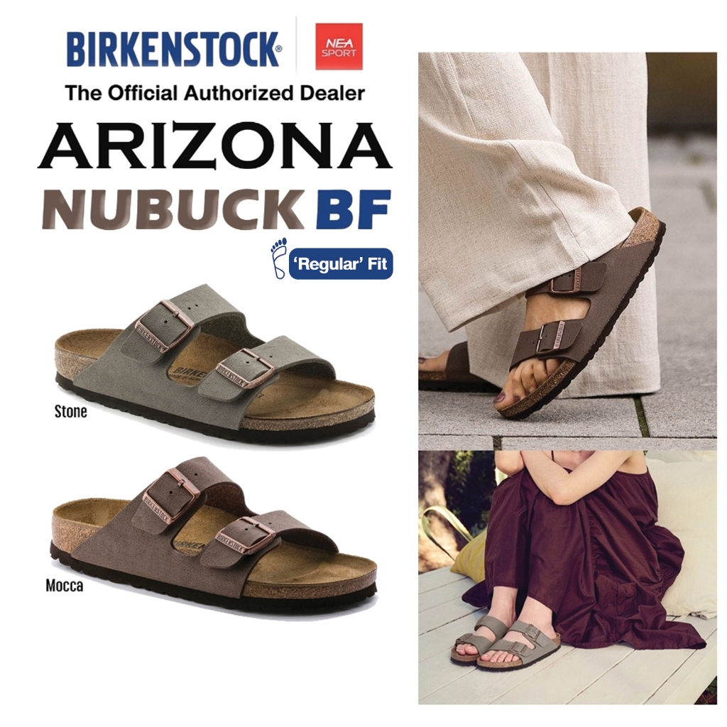[ตัวนี้เข้าแล้วนะ กว่าจะได้ของ!] BIRKENSTOCK ARIZONA Birko-Flor Nubuck BF รองเท้าแตะ รุ่นฮิต ทรงมาแรง ได้ทั้งชายหญิง