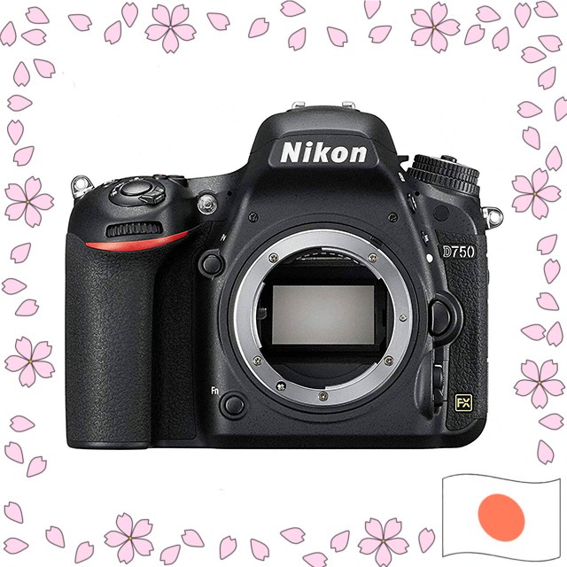 Nikon D750 กล้องดิจิตอลฟูลเฟรม 24.3MP DSLR Body Only มี Wi-Fi ในตัว มือสอง【ส่งตรงจากญี่ปุ่น】