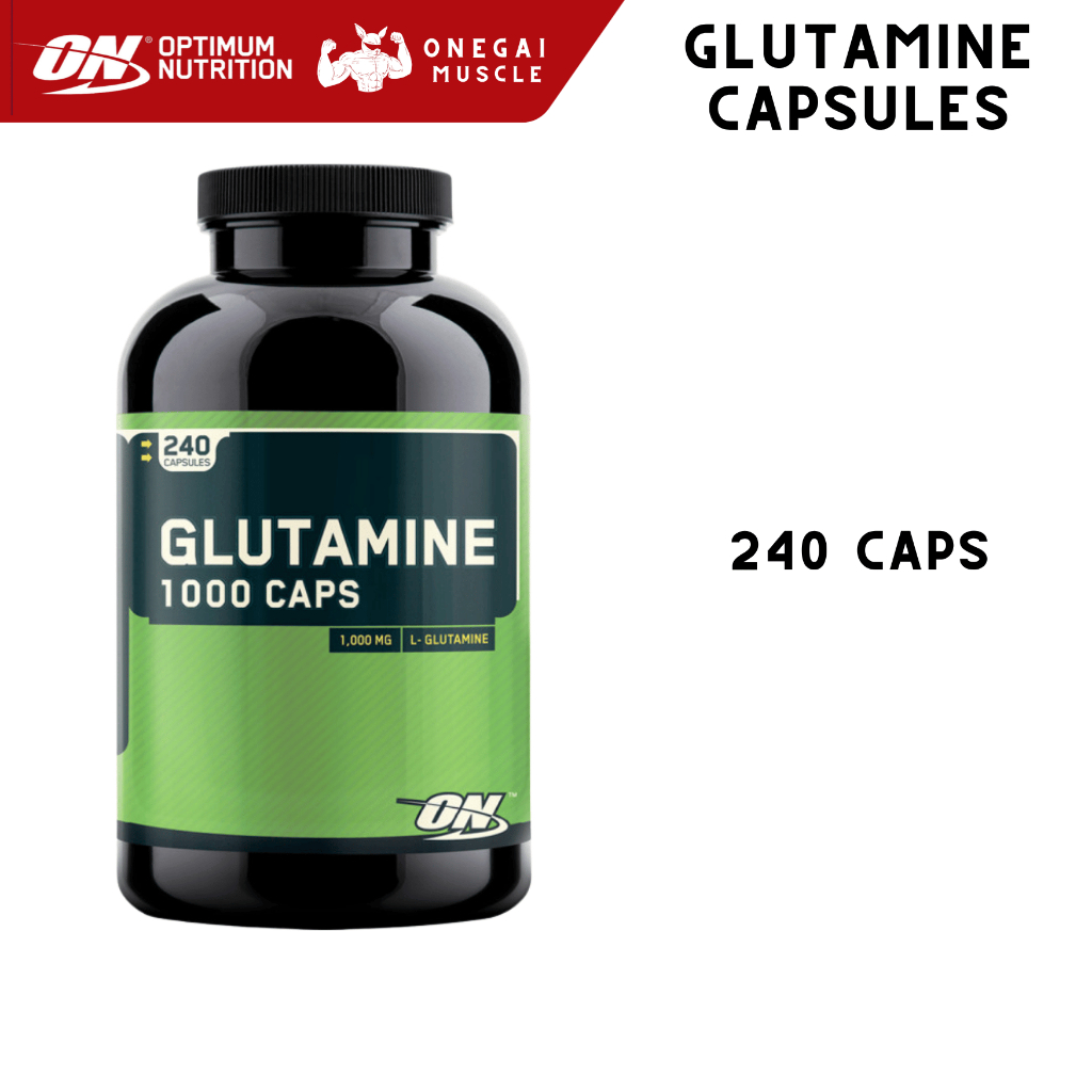 Optimum Nutrition Glutamine Capsules - 240 Capsules, Glutamine, Optimum, ON Glutamine