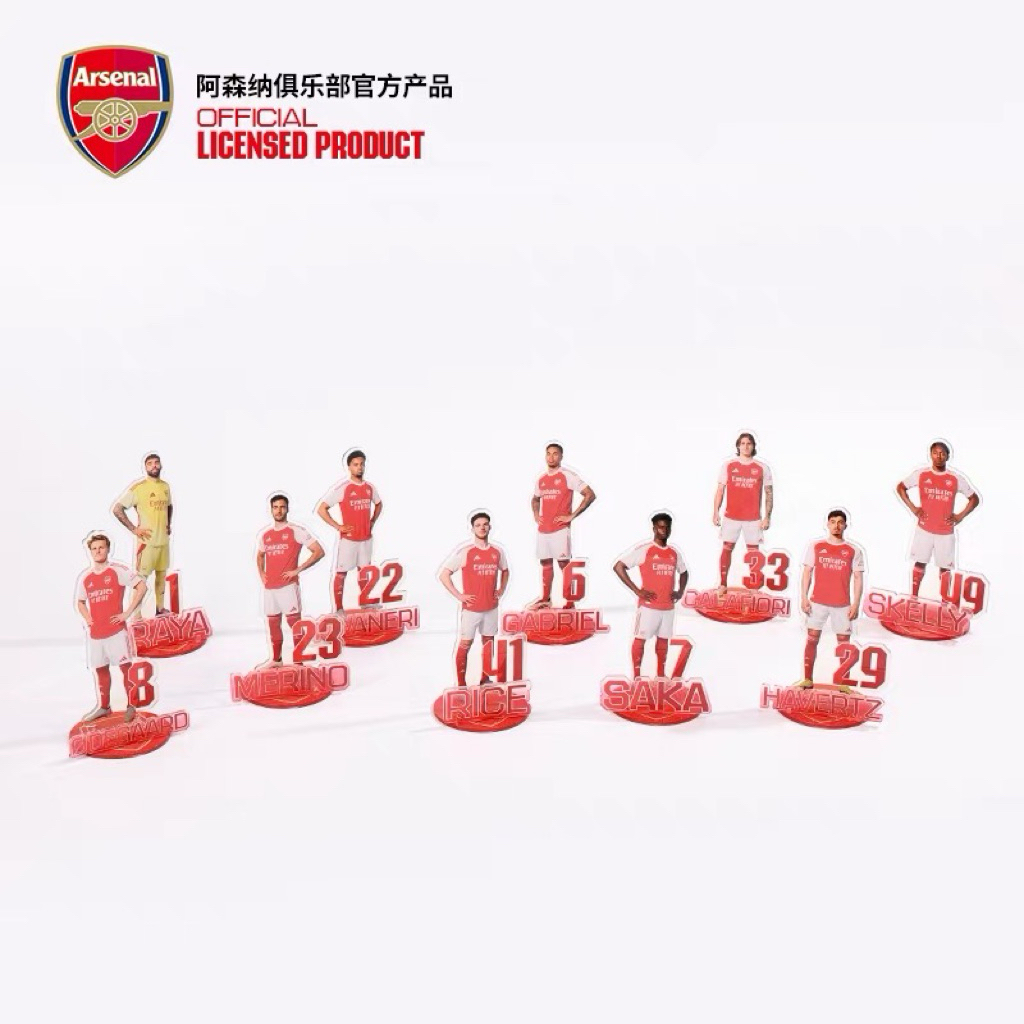 สินค้าพร้อมส่งจากไทย ลิขสิทธิ์แท้ สแตนดี้ อคิลิค นักเตะอาเซนอล (Arsenal)