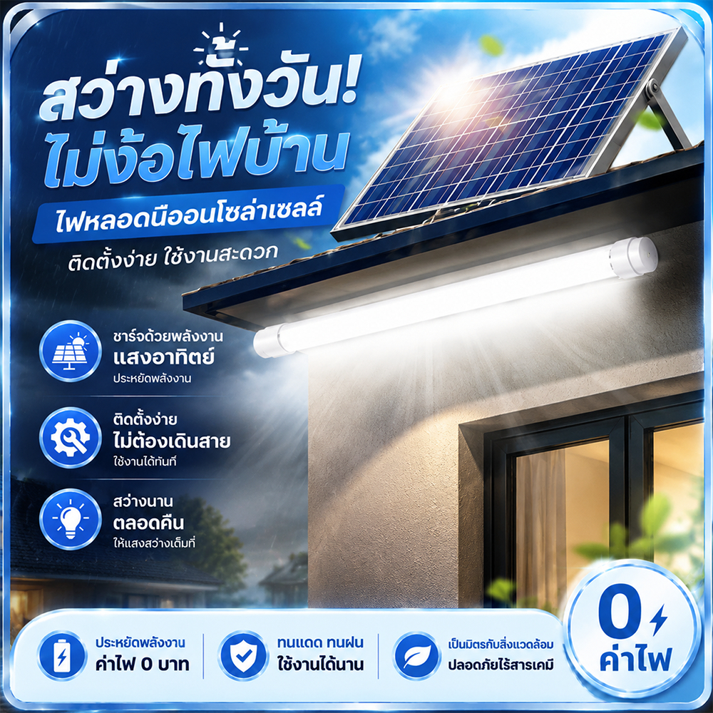 ไฟโซล่าเซลล์ 300000W หลอดโซล่าเซล LED โซล่าเซลล์  solar light กันน้ำ พลังงานแสงอาทิตย์ หลอดไฟโซล่าเซลล์ ไฟพลังงานแสงอ