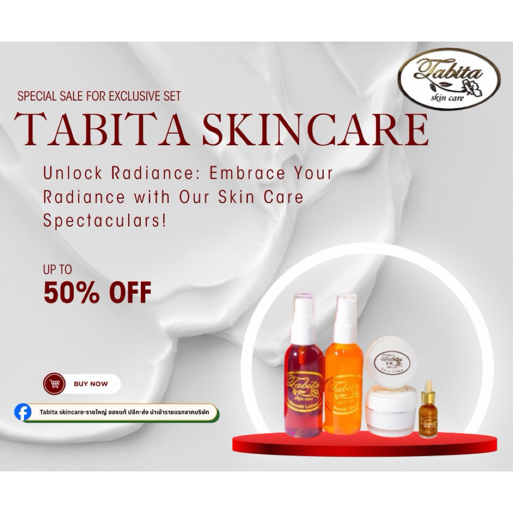 ✅ TABITA SKINCARE (small set with vit e serum 5 ml)