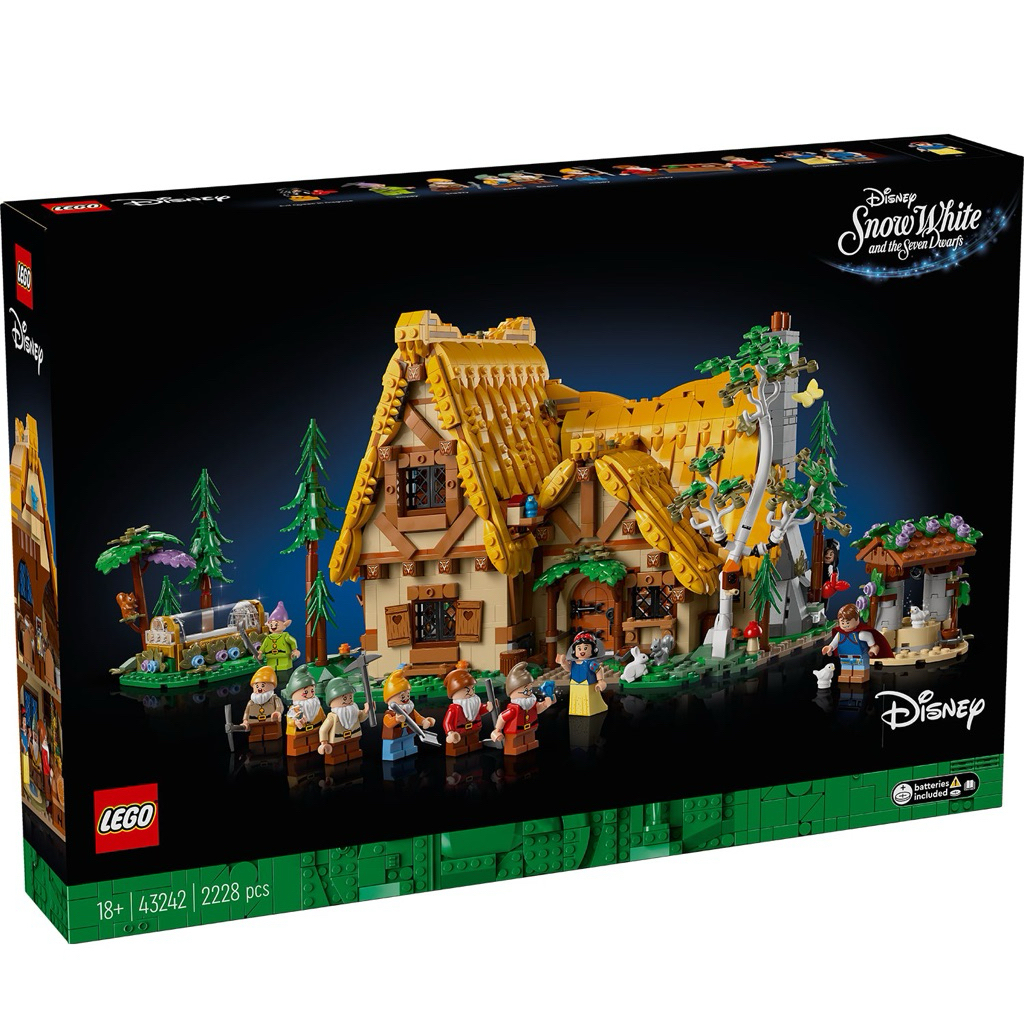 LEGO 43242 : Disney Snow White and the Seven Dwarfs Cottage Disney