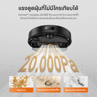 [Hot]Dreame F20 Robot Vacuum 20000Pa Vacuum Cleaning Robot ป้องกันผมพันกัน การควบคุมแอป เครื่องดูดฝุ่นและถูพื้น 2in1