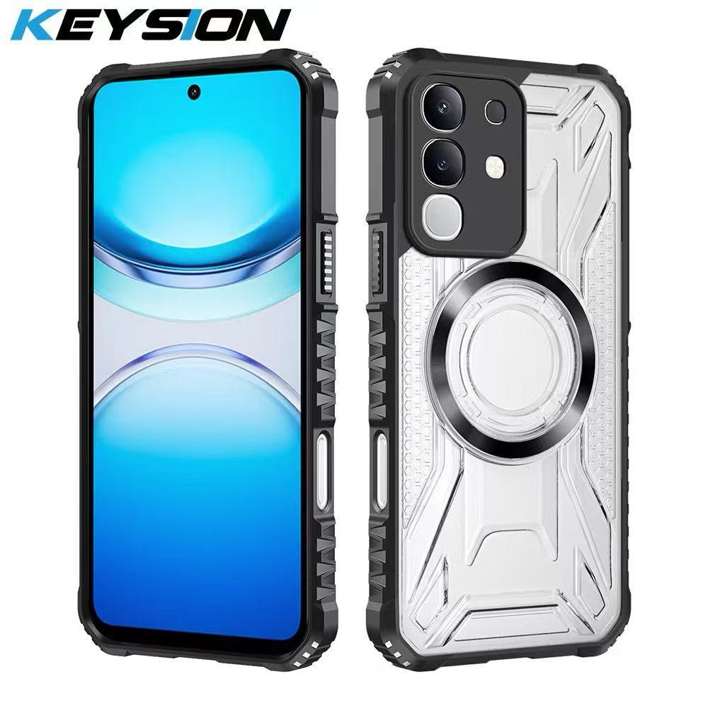 เคสใส แม่เหล็ก สำหรับ Oppo Realme C85 กันกระแทก