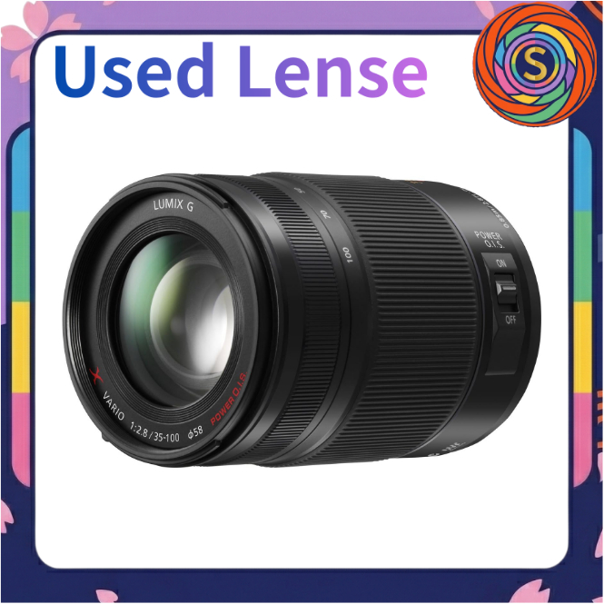 【Secondhand】Panasonic LUMIX G X VARIO 35-100mm F2.8 POWER O.I.S H-HS35100 Telephoto Zoom Lens M4/3 u