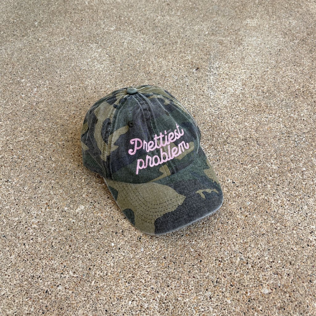 [CMCS] Camo Chic Cap หมวกลายทหารปัก Prettiest Problem