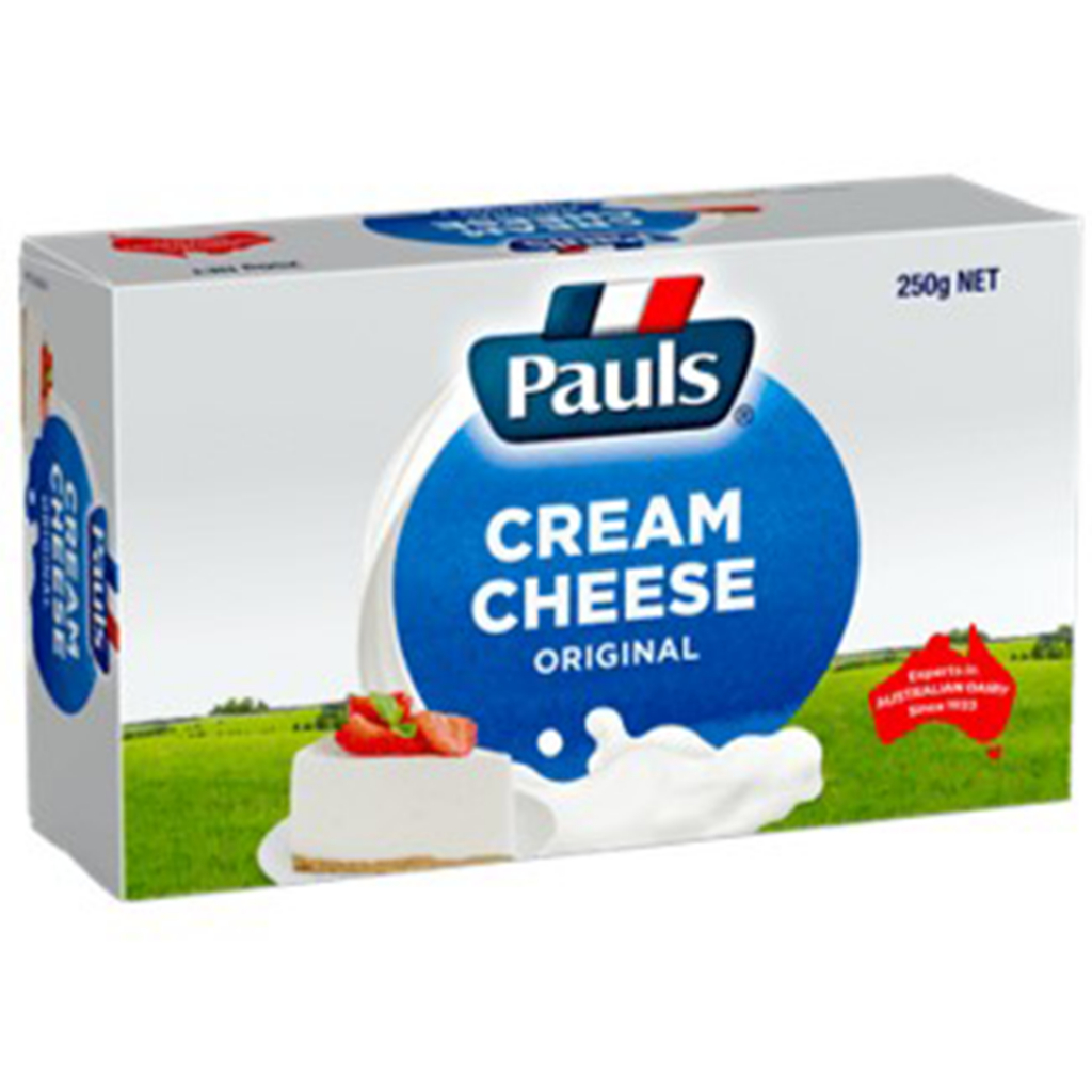 [9310036075219] Pauls Cream Cheese Block พอลส์ ครีมชีส แบบก้อน 250g