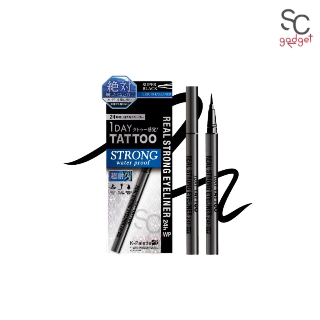 1day tattoo strong water proof eyeliner 24H #super black