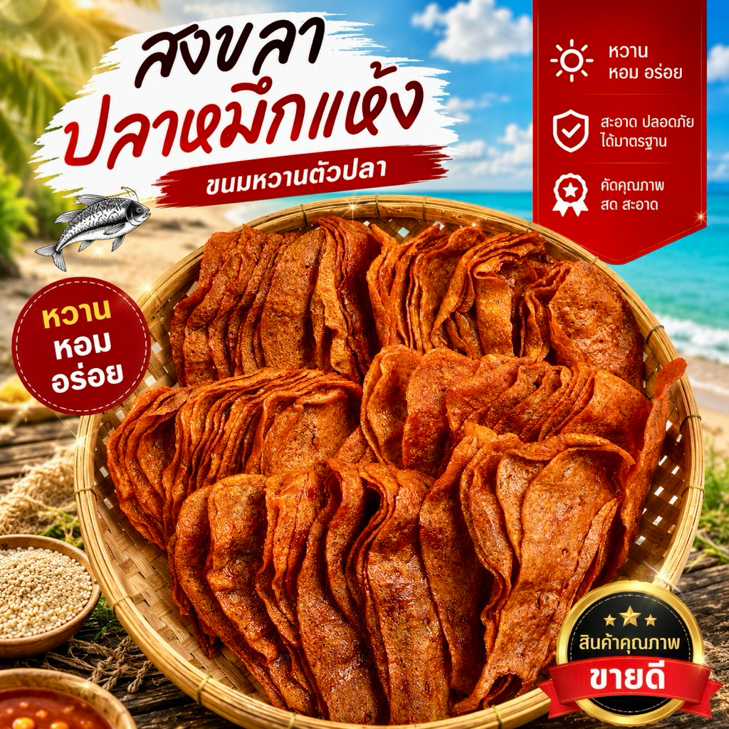 🧡ปลาหวานตัว 1 กิโล ขนมตัวปลา หวานฉ่ำ ขนมปลาหวานโบราณ