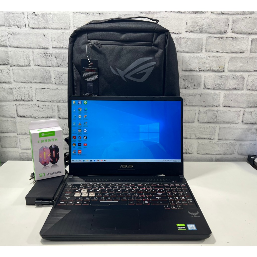โน๊ตบุ๊คมือสอง Asus TUF Gaming F15 FX505G ราคาโปรพิเศษ สินค้ามีรับประกันจากทางร้าน 1 เดือน