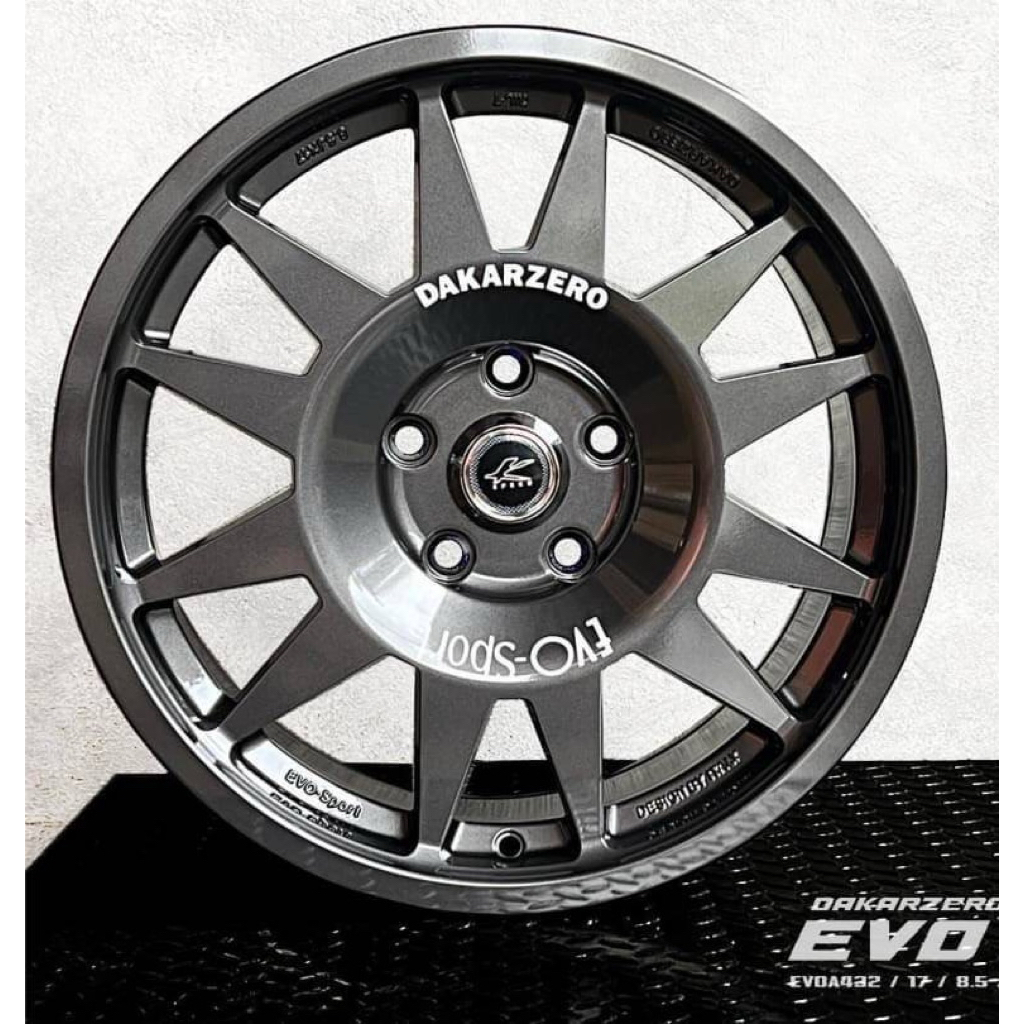 ล้อแม็กซ์ Kspeed EVO Cross 433 ขอบ17นิ้ว 5รู114 สีกันเมทาลิก กว้าง8.5นิ้ว Offset38