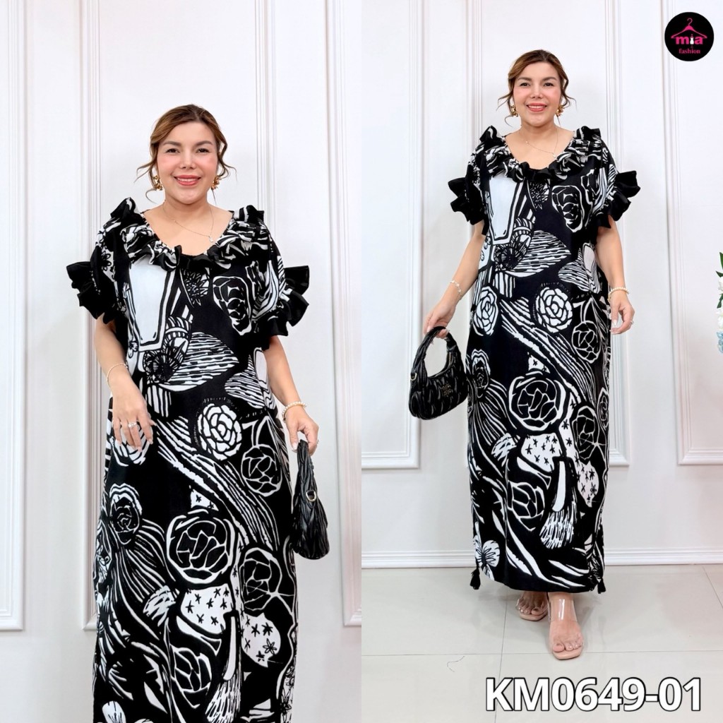 Miafashion (KM0649) ลายสวยๆหรูๆ ดูแพง รหัส KM0649 ดีไซน์หรูหรา สำหรับโอกาสพิเศษ