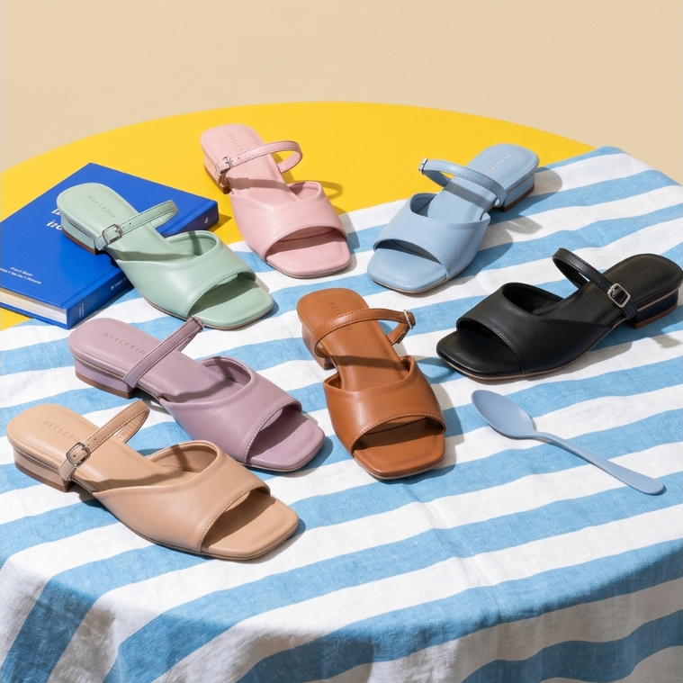 HaloBangkok รองเท้า Sandal หนังพียูรุ่น LA29999