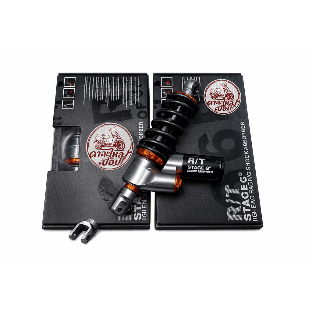 Shock sau Stage6 Dio50 Zx50 Jog90 Evo50 cao 265‑300 mm 🔥rẻ nhất🔥có thể điều chỉnh mọi điểm