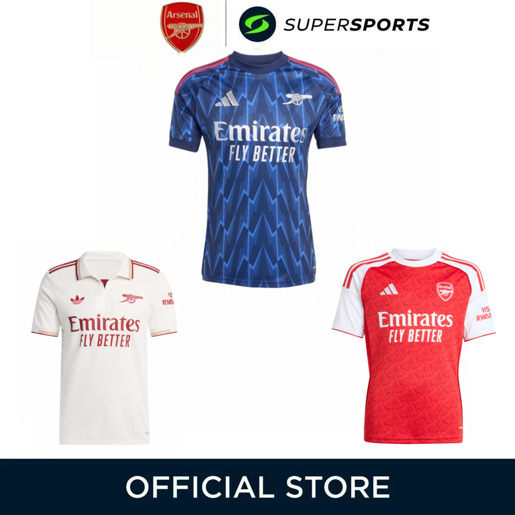ลดราคา  มีสต็อกพร้อมส่งArsenal26/27  25/26 Home  AWAY Authentic Jersey เสื้อฟุตบอล