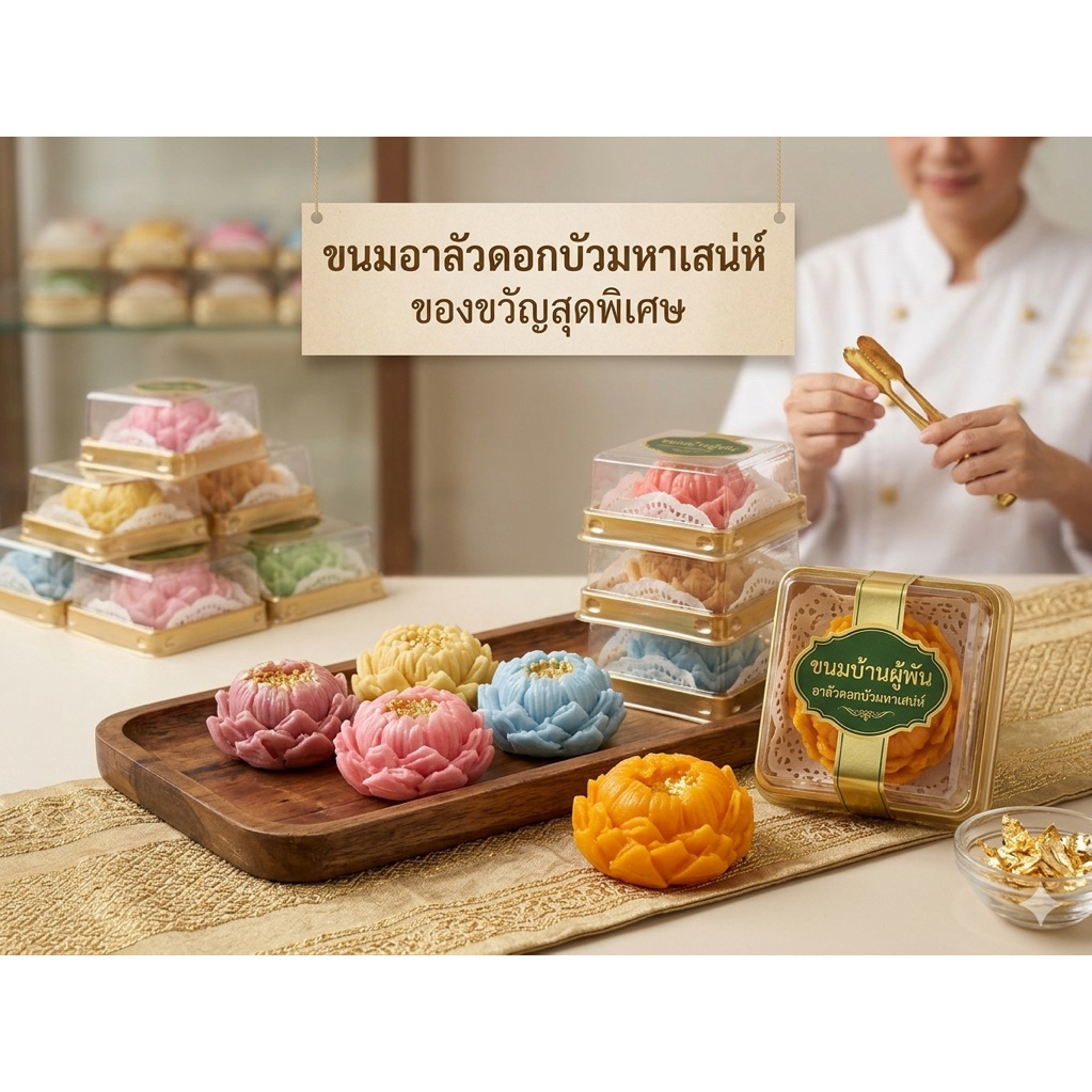 🌸 "อาลัวดอกบัวมหาเสน่ห์" มอบความประทับใจที่งดงามในทุกโอกาส 🌸