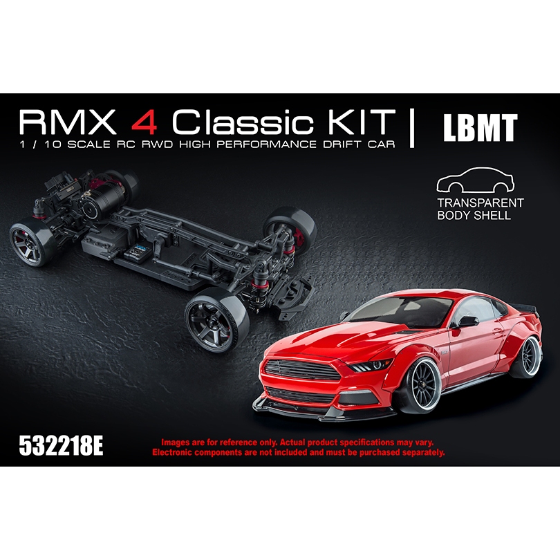 MST RMX 4 Classic RWD KIT 532218E มาพร้อมบอดี้ LBMT ยังไม่ได้ประกอบและทําสี