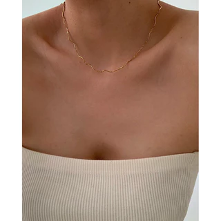 สร้อยสเตนเลส nickle free,water proof กันน้ำ HER OBJECTIVE_HER CAROLINE PLAN NECKLACE