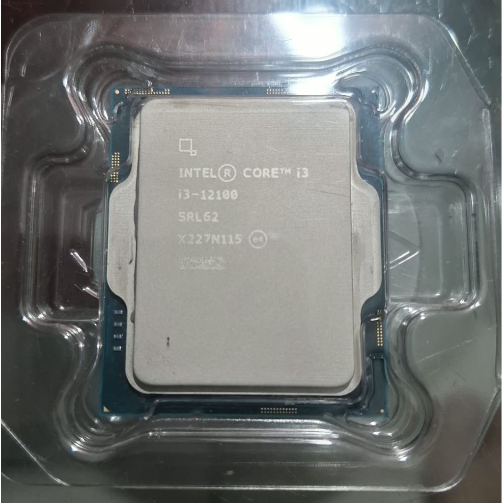 CPU i3 12100 Gen12 Intel® UHD Graphics 730 LGA1700 เฉพาะตัว CPU ไม่มีพัดลม