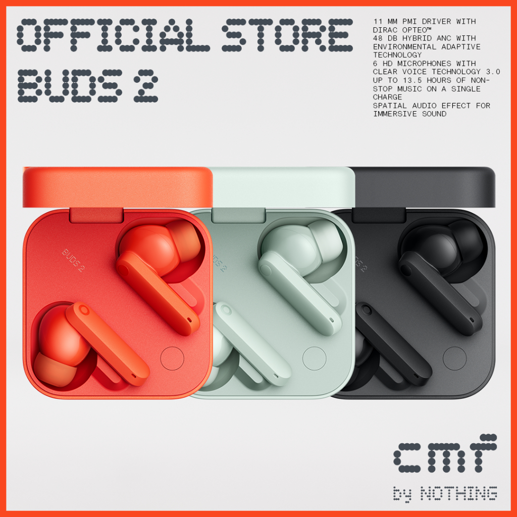 CMF by Nothing - Buds 2, หูฟังไร้สาย  True Wireless