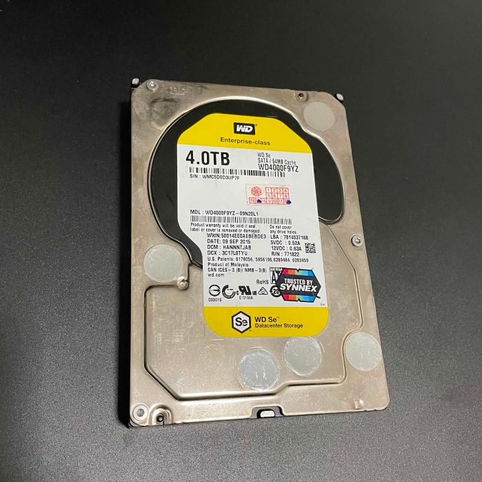 HDD-WB-4TB(สำหรับคอมตั้งโต๊ะ)-Black-SATA3-7200RPM-ราคาถูก