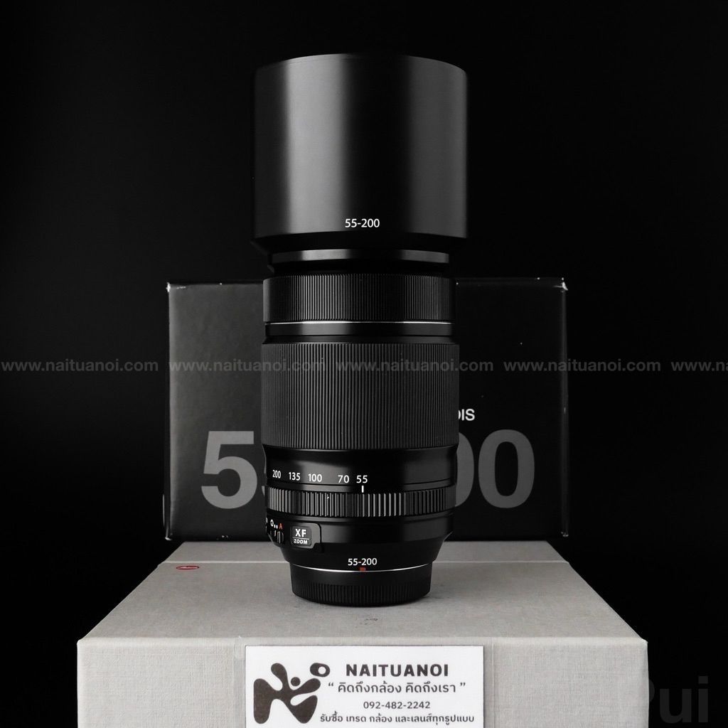 ( Used!! ) Fuji 55-200 F3.5-4.8 R LM OIS Black < Top Mint >