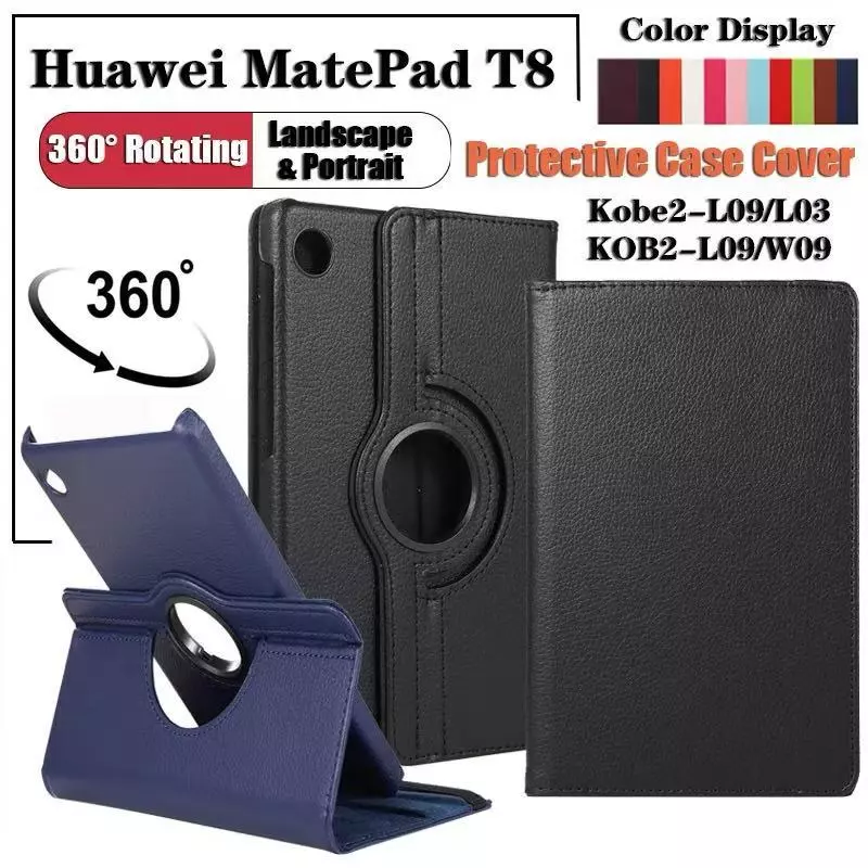 เคสหมุนได้ 360 องศา เคส Case Huawei MatePad T8 / T3 8.0 / M5 8,4 หนังคุณภาพดี