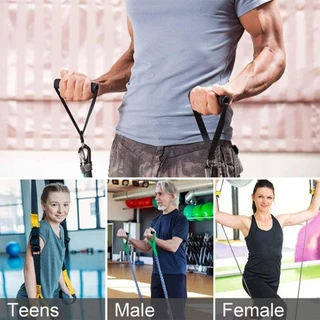 Fitness มือจับเสริม มือจับเสริม ที่จับต้านทาน สําหรับออกกําลังกาย เชือกความต้านทานด้านจับสำหรับเล่นโยคะ