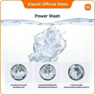 [ใหม่]Xiaomi Mijia เครื่องซักและอบ ซัก 9 kg/อบ 6 kg|Quick Wash 15นาที|ควบคุมผ่าน Xiaomi Home|ส่งฟรี