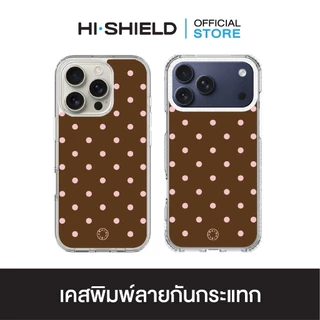 HI-SHIELD เคสใสกันกระแทก iPhone รุ่น Polkadot S205 [เคส iPhone17,iPhone16,iPhone15,iPhone14,iPhone13,iPhone12]