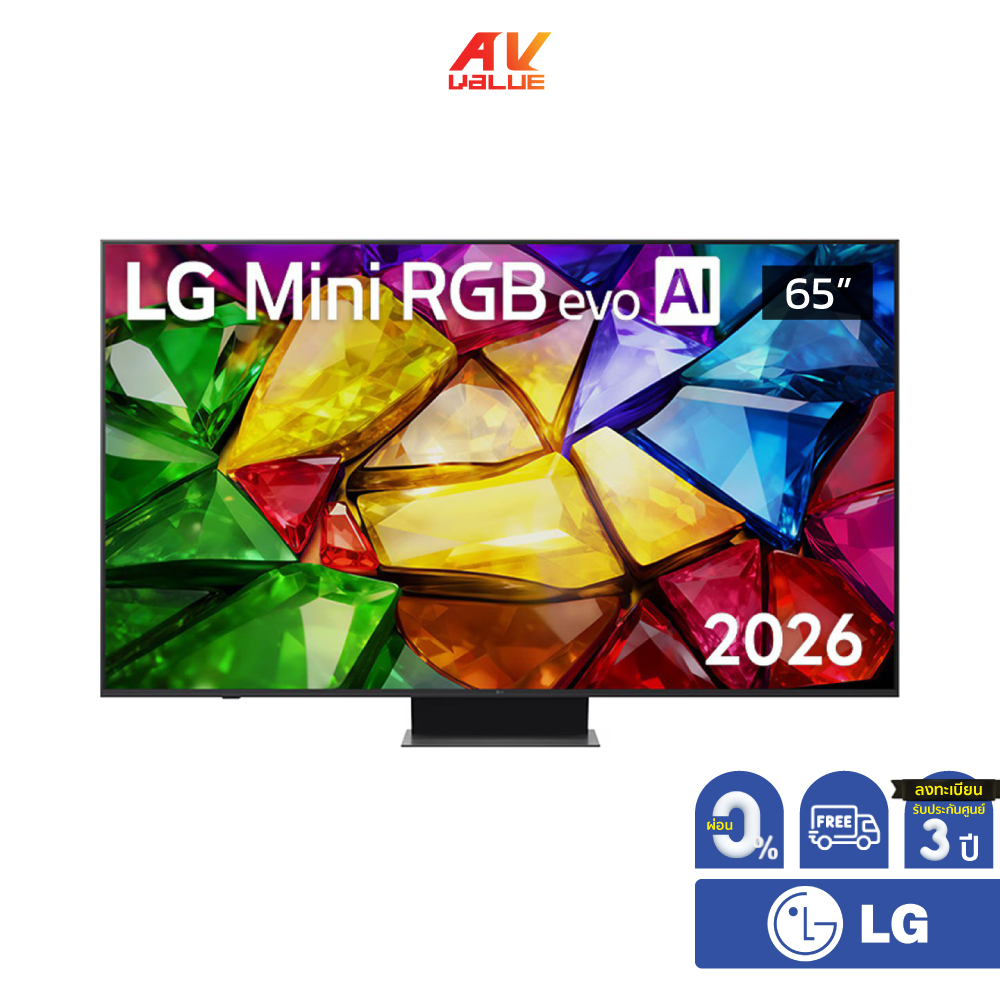 LG Mini RGB evo AI 4K TV รุ่น 65MRGB86BSA ทีวีขนาด 65 นิ้ว MRGB86 Series ( 65MRGB86 , 65MRGB86B ) **