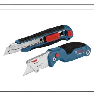 Bosch - ชุด มีดคัตเตอร์ + มีดพับ (ใบคัตเตอร์ 2 ใบ) แถมฟรี!! *เมื่อช็อปสินค้า Bosch ครบ 9,000 บาท รับฟรีไปเล๊ยย