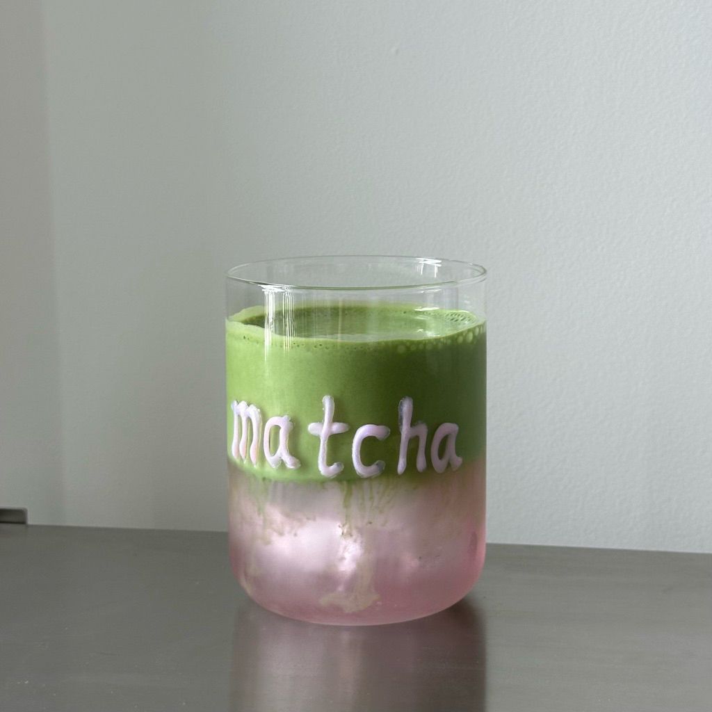 Cherie matcha glass | แก้วใส่มัทฉะ