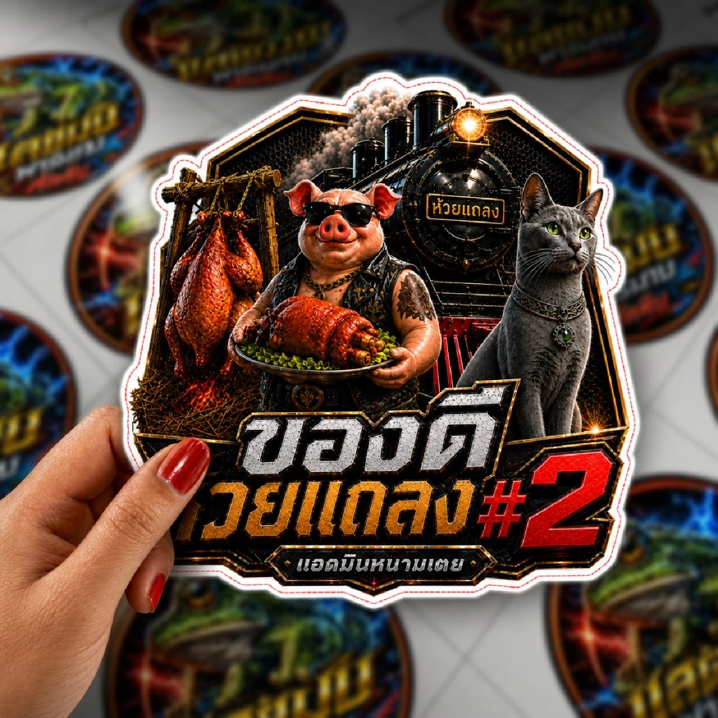 ผลิตสติกเกอร์ ติดรถซิ่ง รถแต่ง ตามแบบ 3M กันน้ำ ทน UV ติดง่าย สีสวย thumbnail 5