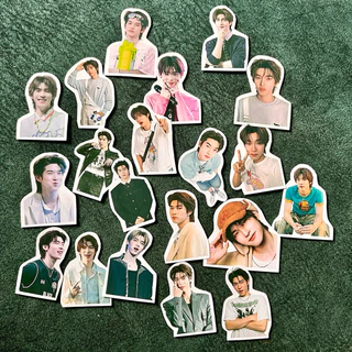 สติ้กเกอร์ไดคัทตี๋ตี๋ป๋อแบบเดี่ยว2คน1เซตมี40ชิ้นไม่ซ้ำแบบสีสวยสดใสกันน้ำ
