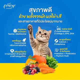 Pramy Carnivore อาหารเม็ดแมวพรามี่[โครตถูก‼️] สูตรเน้นเนื้อแท้ โปรตีนสูง เสริมสร้างสุขภาพแบบรอบด้าน ขนาด 800g - 1kg