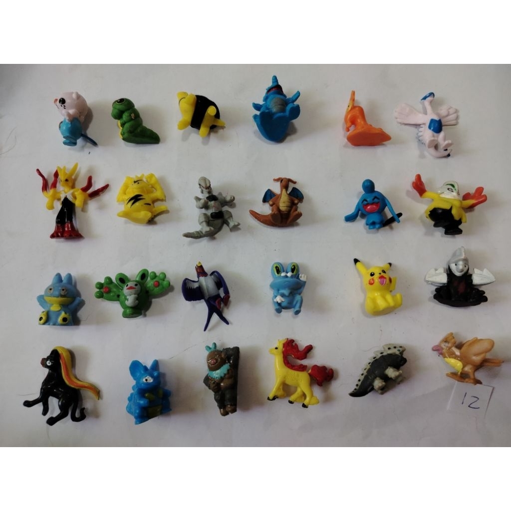 โมเดลโปเกม่อนจิ๋ว​  pokemon ชุด​ ​24ตัว​ เลือกแบบได้