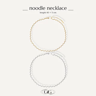 gigaglam noodle necklace | สร้อยสแตนเลสตีล