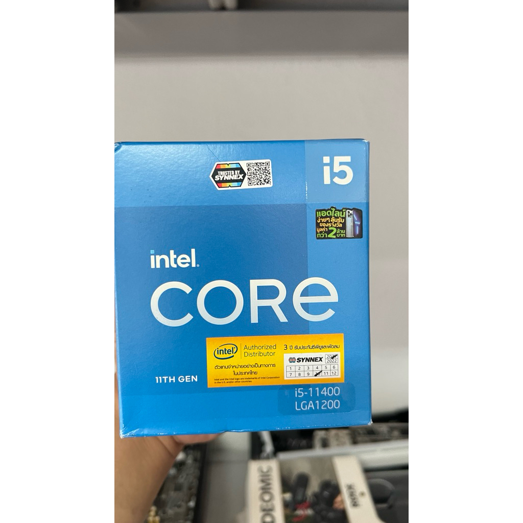 CPU i5 11400 non-f การ์ดจอออนบอร์ด