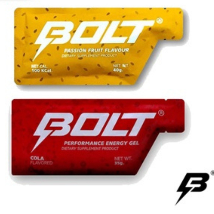 BOLT ENERGY GEL เจลให้พลังงาน ช่วยเพิ่มประสิทธิภาพในการออกกำลังกายให้ดีขึ้น
