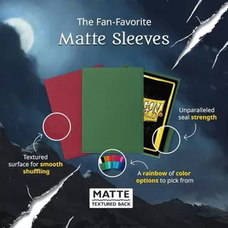 Sleeves Dragon Shield Matte (100CT) Standard Size ของแท้100%