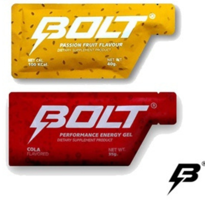 BOLT ENERGY GEL เจลให้พลังงาน ช่วยเพิ่มประสิทธิภาพในการออกกำลังกายให้ดีขึ้น