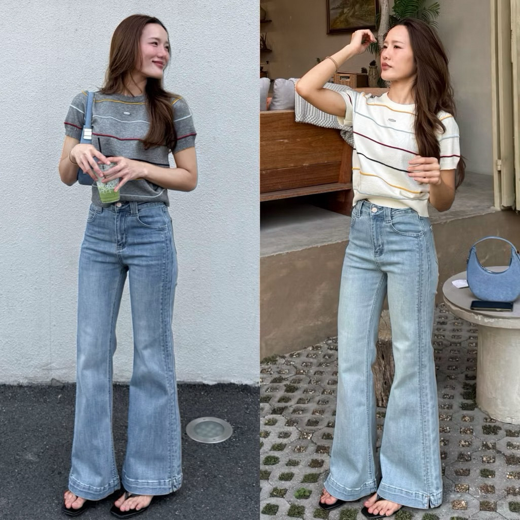 APPAREL.STORY - Cloudy Pony Jeans ยีนส์ขาม้า รุ่นขายดี🔥